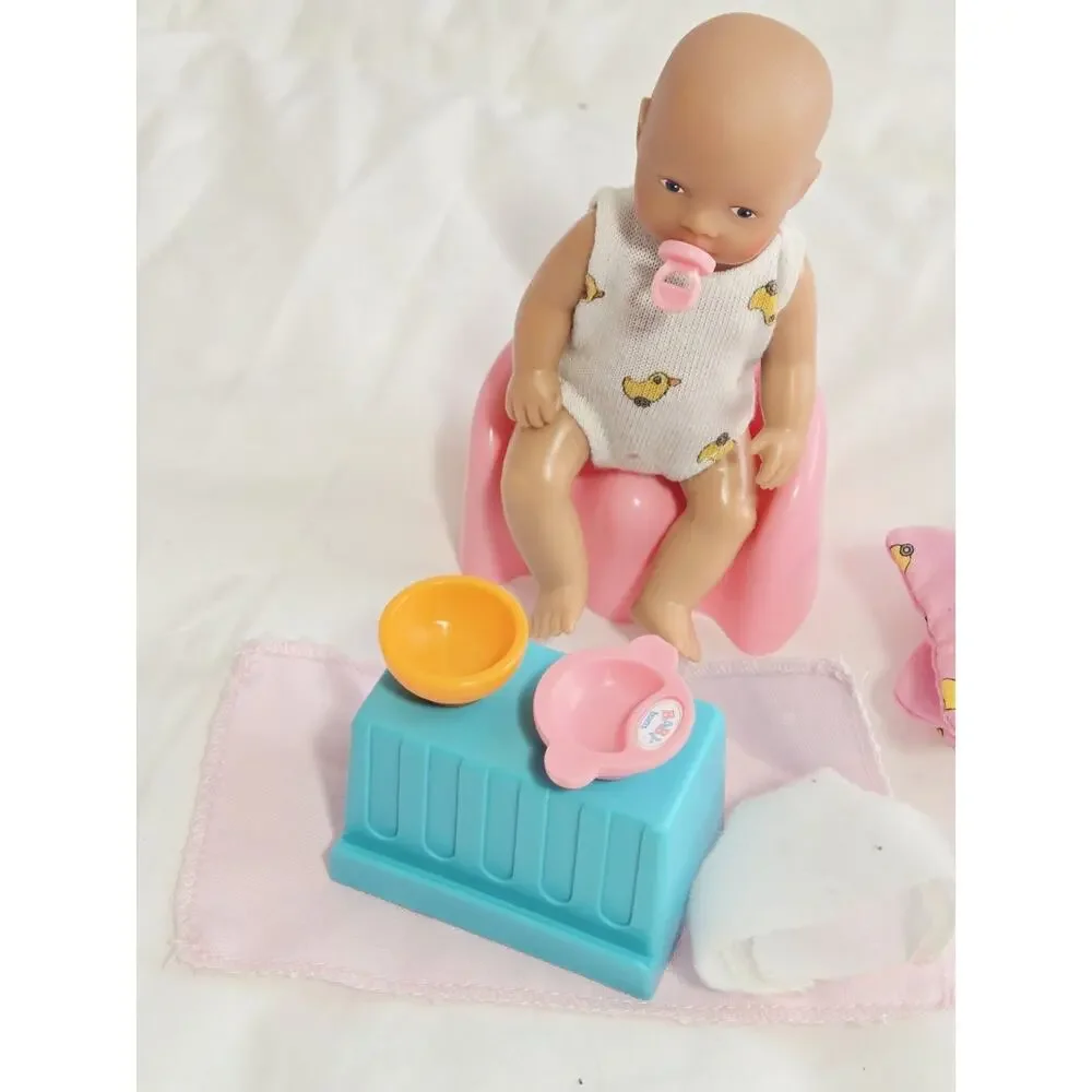 Zapf Creation MiniWorld Mini World Mini Baby Born Doll Set Germany Vtg Collectio